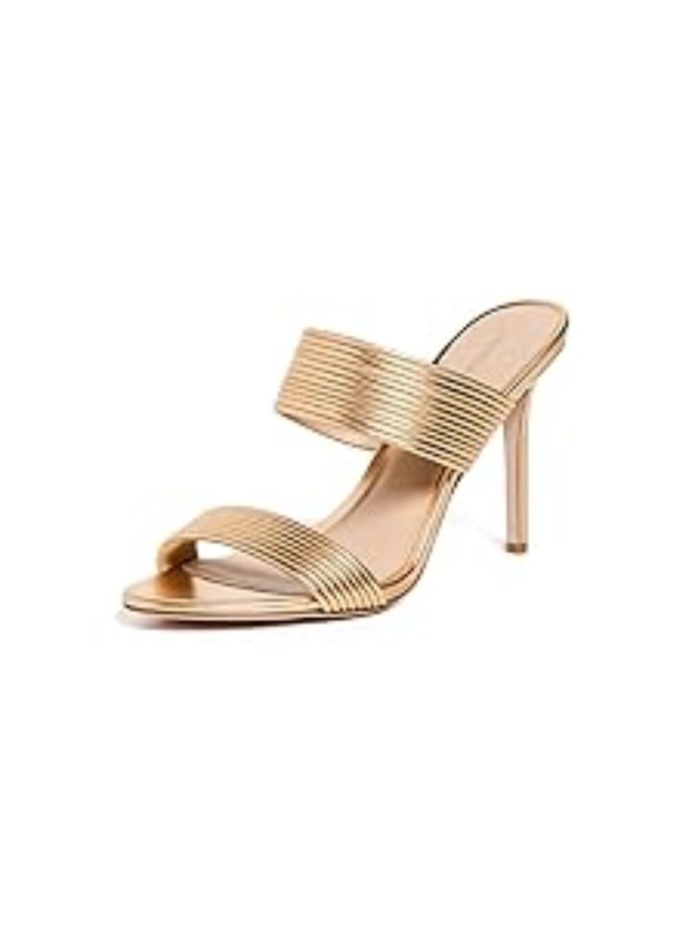 Veronica Beard Gold Leather Asha Mignon Sandals Size 7.5 